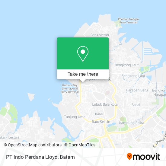 PT Indo Perdana Lloyd map