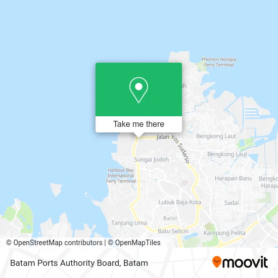 Batam Ports Authority Board map