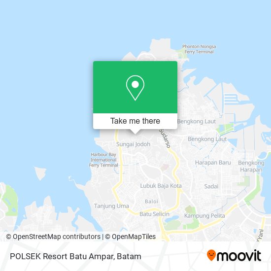 POLSEK Resort Batu Ampar map