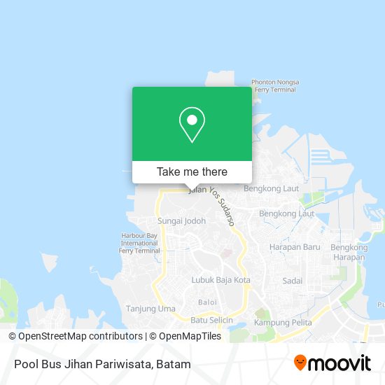 Pool Bus Jihan Pariwisata map
