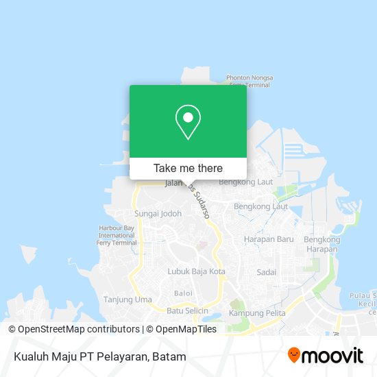 Kualuh Maju PT Pelayaran map