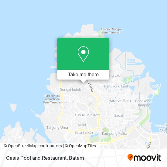 Oasis Pool and Restaurant map