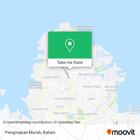 Penginapan Murah map