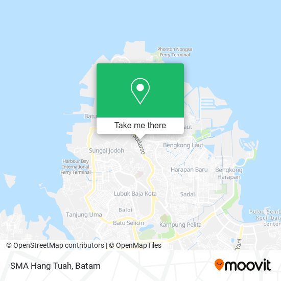 SMA Hang Tuah map