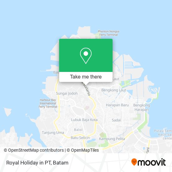 Royal Holiday in PT map