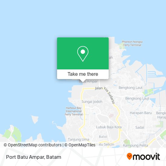 Port Batu Ampar map