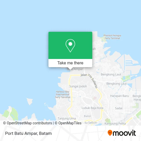 Port Batu Ampar map