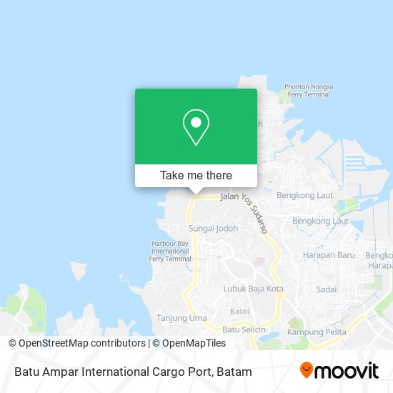 Batu Ampar International Cargo Port map