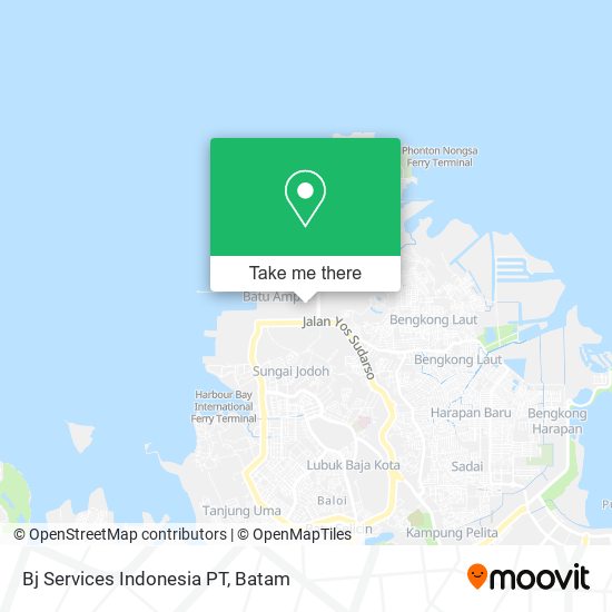 Bj Services Indonesia PT map