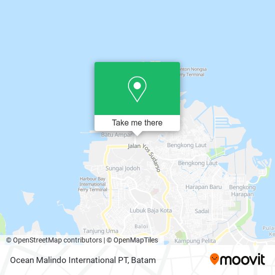 Ocean Malindo International PT map