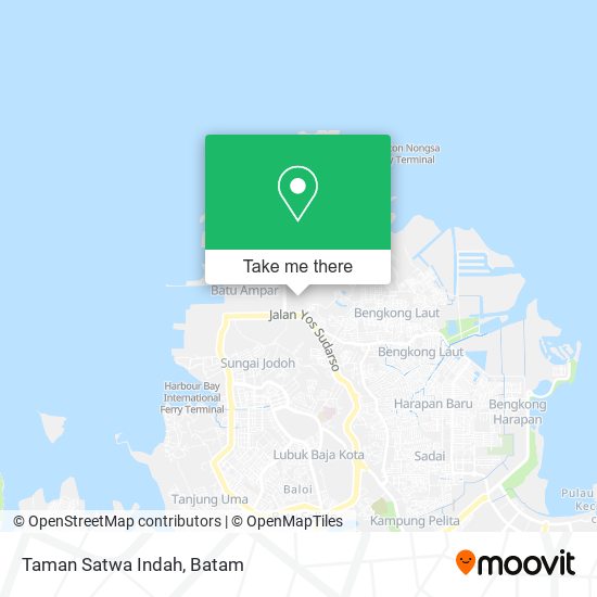 Taman Satwa Indah map