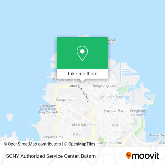 SONY Authorized Service Center map
