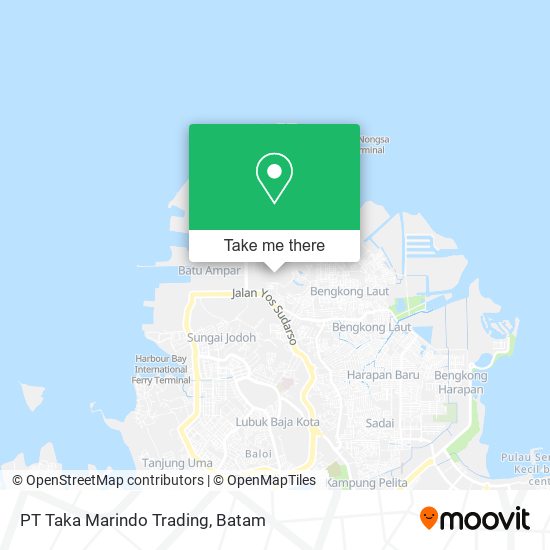 PT Taka Marindo Trading map