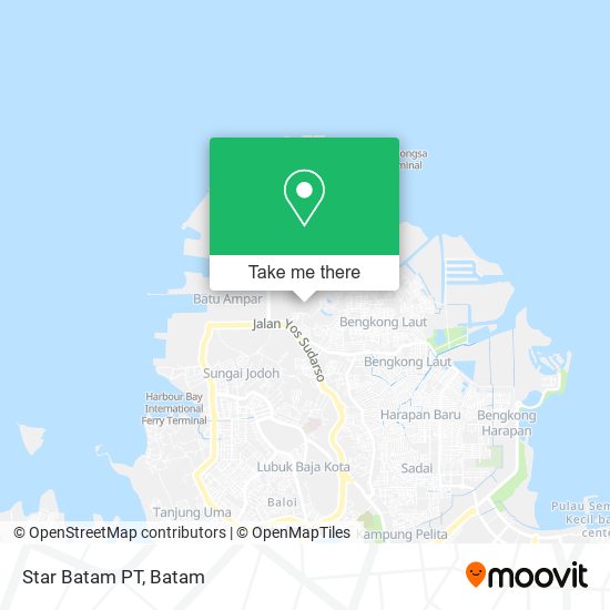 Star Batam PT map