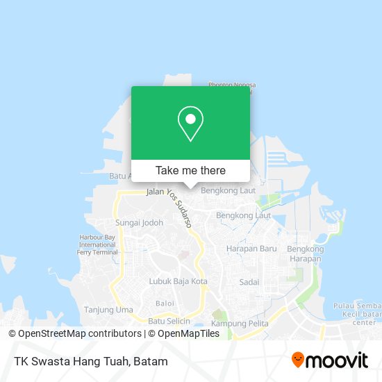 TK Swasta Hang Tuah map