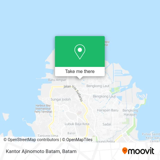 Kantor Ajinomoto Batam map