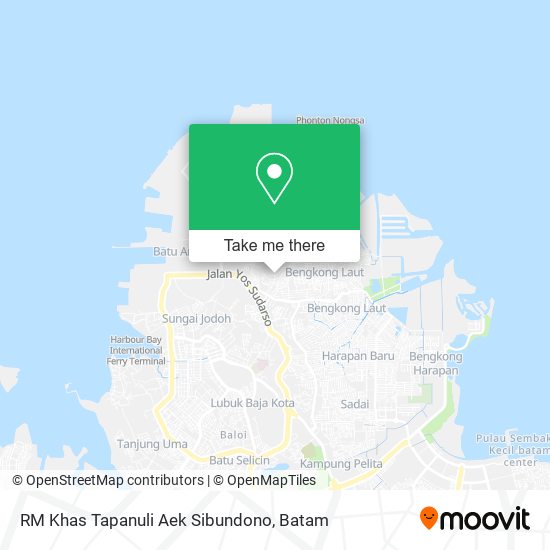 RM Khas Tapanuli Aek Sibundono map