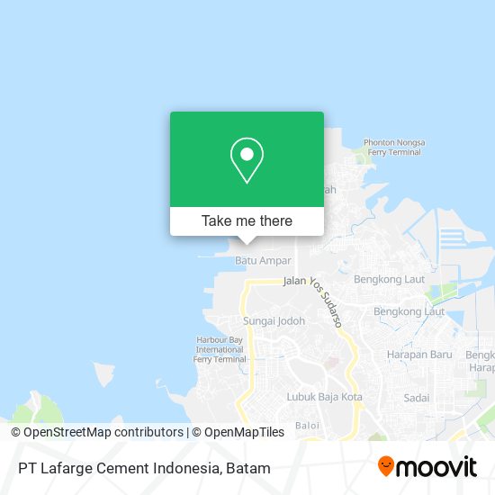 PT Lafarge Cement Indonesia map