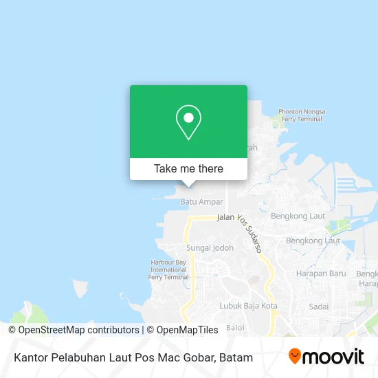 Kantor Pelabuhan Laut Pos Mac Gobar map