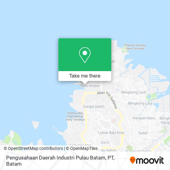 Pengusahaan Daerah Industri Pulau Batam, PT map