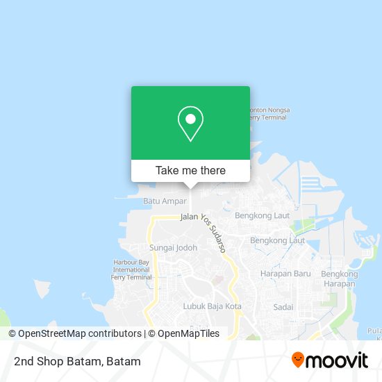 2nd Shop Batam map