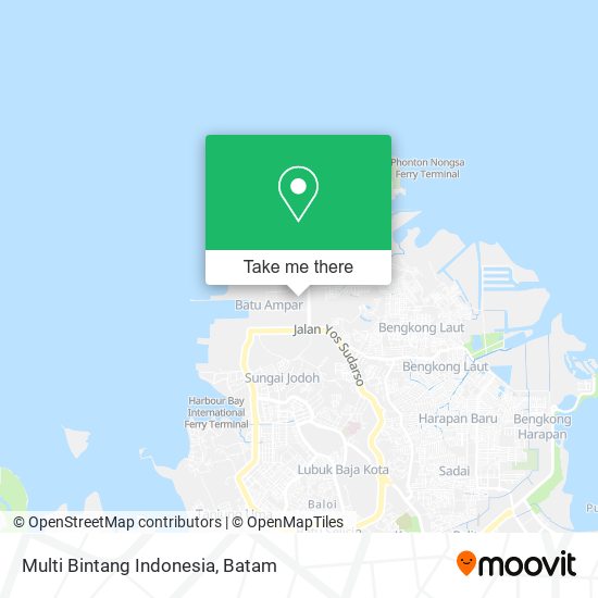 Multi Bintang Indonesia map