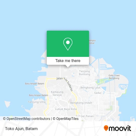 Toko Ajun map