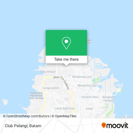 Club Pelangi map