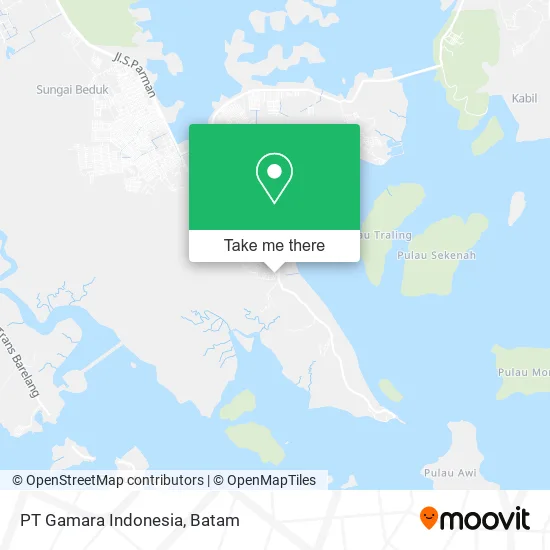 PT Gamara Indonesia map