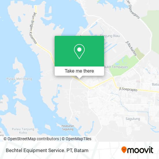 Bechtel Equipment Service. PT map