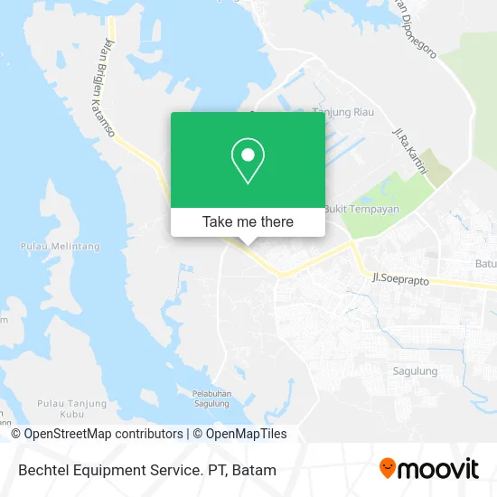 Bechtel Equipment Service. PT map