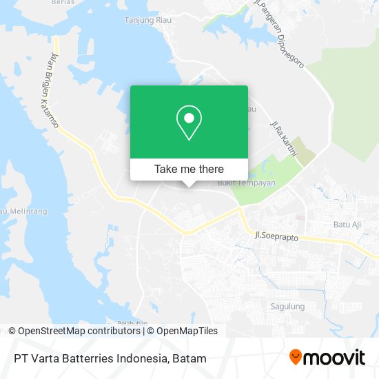 PT Varta Batterries Indonesia map