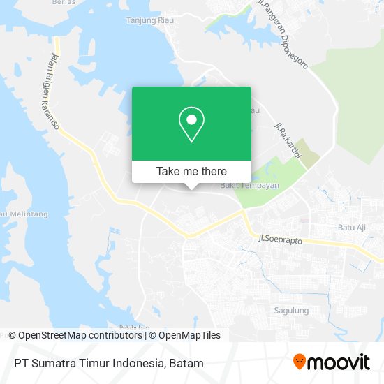 PT Sumatra Timur Indonesia map