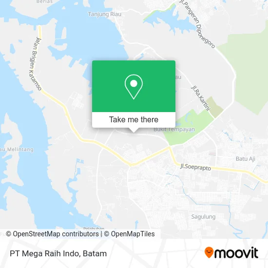 PT Mega Raih Indo map