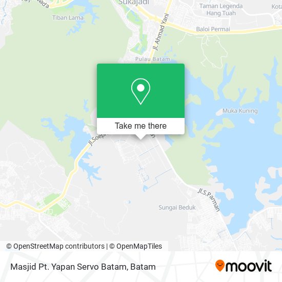 Masjid Pt. Yapan Servo Batam map
