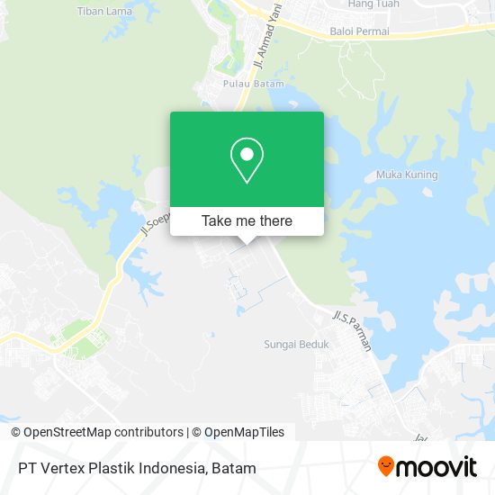 PT Vertex Plastik Indonesia map