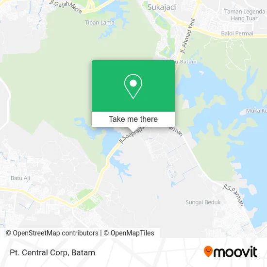 Pt. Central Corp map