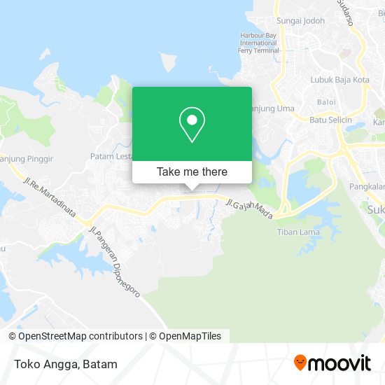 Toko Angga map