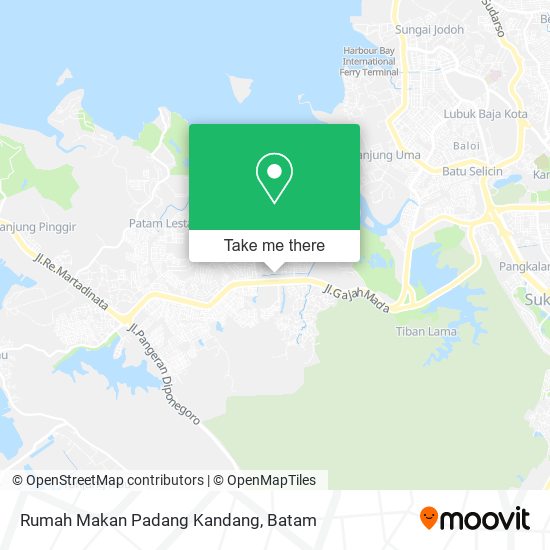 Rumah Makan Padang Kandang map