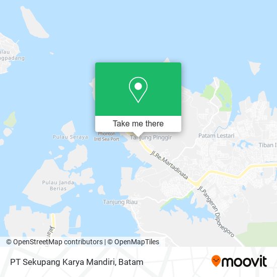 PT Sekupang Karya Mandiri map