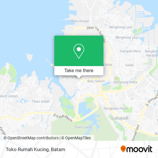 Toko Rumah Kucing map