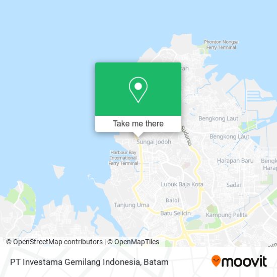 PT Investama Gemilang Indonesia map