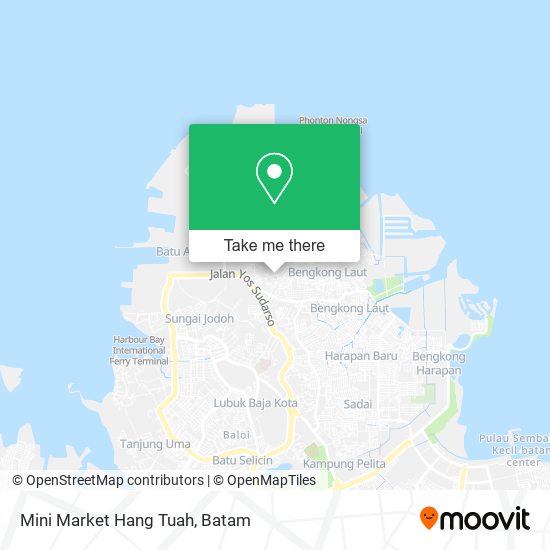 Mini Market Hang Tuah map