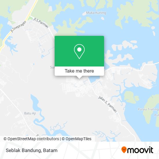 Seblak Bandung map