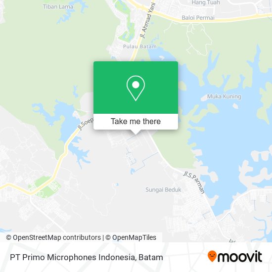 PT Primo Microphones Indonesia map
