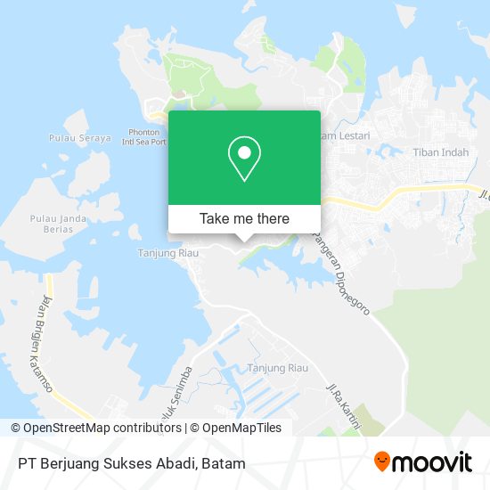 PT Berjuang Sukses Abadi map