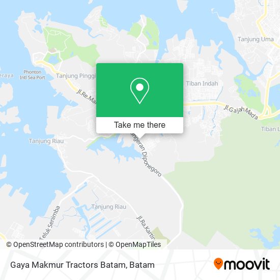 Gaya Makmur Tractors Batam map