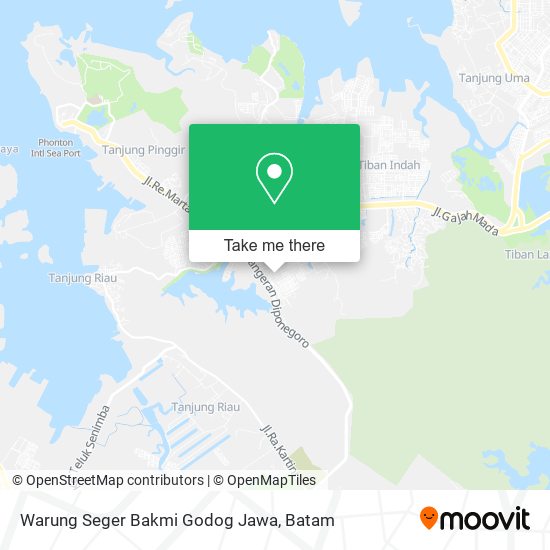 Warung Seger Bakmi Godog Jawa map
