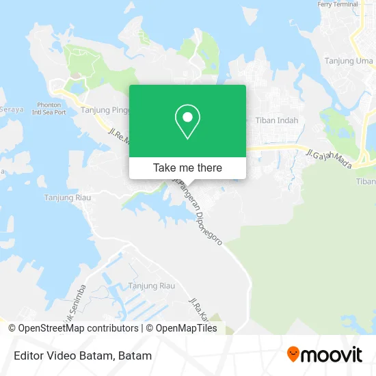 Editor Video Batam map