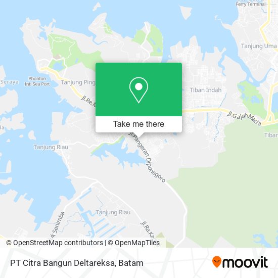 PT Citra Bangun Deltareksa map